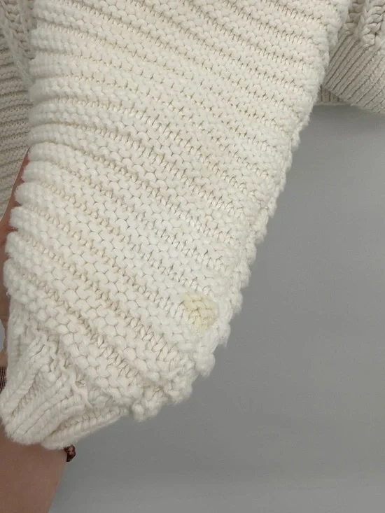 Free People Sweetheart Mock Neck Sweater | Ivory | Medium - Picture 8 of 10